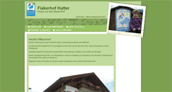 Desktop Screenshot of fiakerhof-hutter.de
